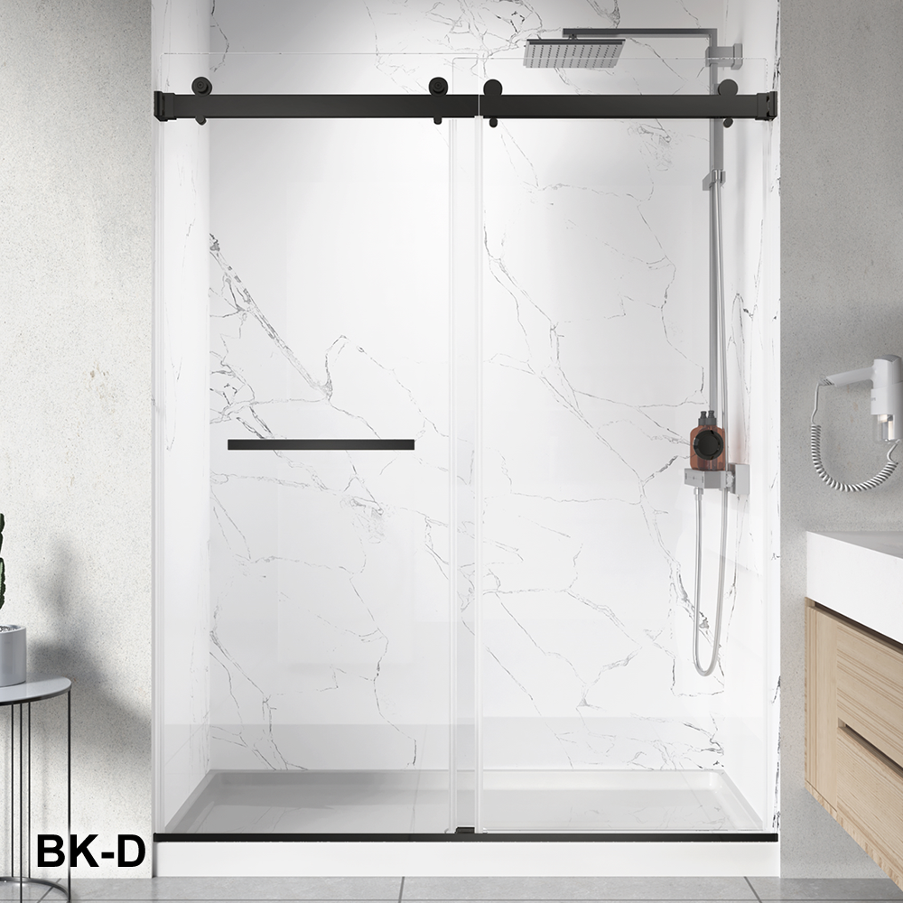 BROOKLYN SERIES -  BK FRAMELESS DOUBLE SLIDING SHOWER DOOR