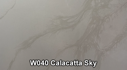 W040 Calacatta Sky Quartz