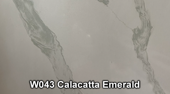 W043 Calacatta Emerald Quartz