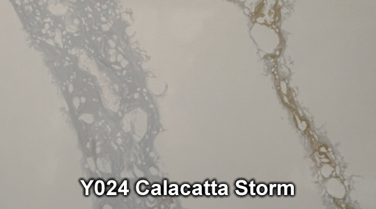 Y024 Calacatta Storm Quartz